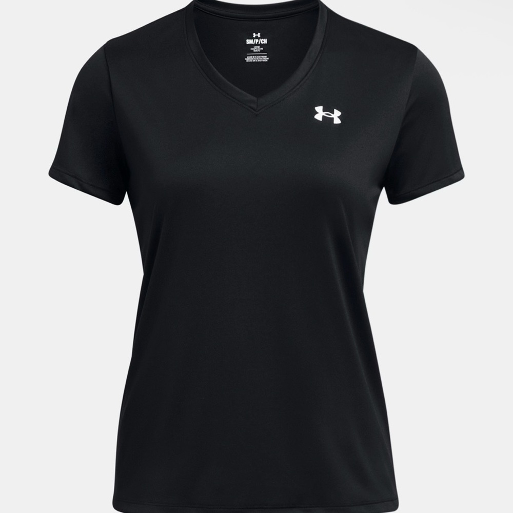 Under Armour Women's Black V-Neck Tee